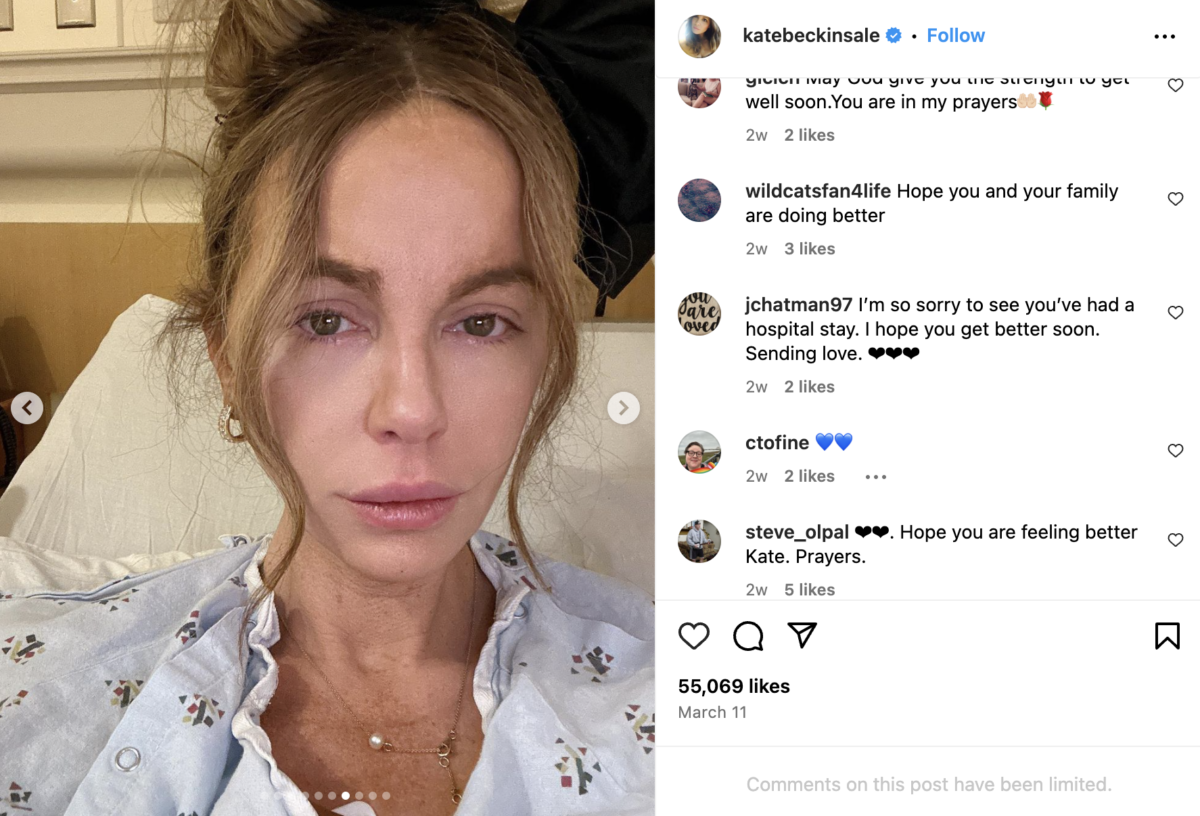 Hearts Break for Actress Kate Beckinsale After She Shares Cryptic Easter Message From the Hospital | Fans are growing more and more concerned as Kate Beckinsale continues to share photos of herself in a hospital.